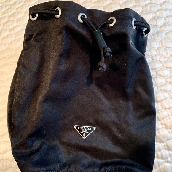100% Authentic PRADA Tessuto Drawstring Pouch Bag - Picture 5 of 11